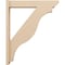 Ekena Millwork 5 1/2-in W x 28-in D x 34-in H Funston Slat Rough Cedar Woodgrain TimberThane Outlooker, Primed Tan OUTUR055X28X34FST24RCPR - alternate 5